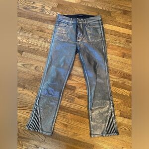 J Brand Metallic Jeans